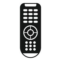 Remote control pushing buttons changing channels watching tv vector