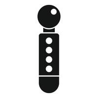 Virtual reality controller using for playing games icon vector