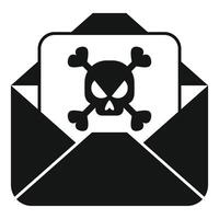 Email containing virus detected showing cyber attack vector