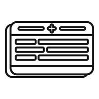 Online medical form being filled on computer screen vector