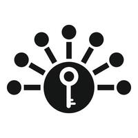 Key performance indicator kpi icon showing business target vector