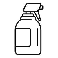 Cleaning spray bottle for disinfecting and sanitizing vector