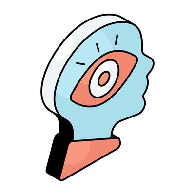 A unique design icon of mind monitoring