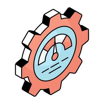 moderno diseño icono de velocidad mejoramiento vector