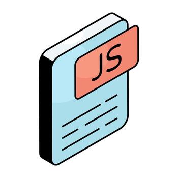 Trendy design icon of file format vector