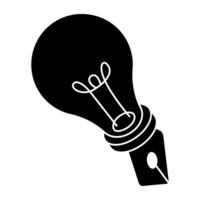 Perfect design icon of design idea vector