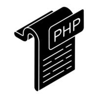 Trendy design icon of file file vector