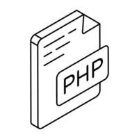 Trendy design icon of file file vector