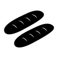 A beautiful design icon of loaf of breads vector