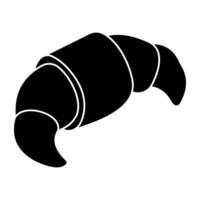 Creative design icon of croissant vector