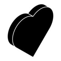 An icon design of heart isolated on white background vector