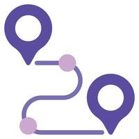 Route icon for web, app, infographic, etc vector