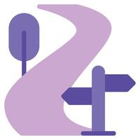 Trail icon for web, app, infographic, etc vector