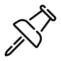 Pin icon for web, app, infographic, etc vector