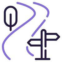 Trail icon for web, app, infographic, etc vector