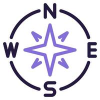 Compass icon for web, app, infographic, etc vector