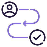Journey icon for web, app, infographic, etc vector