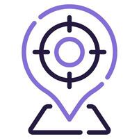 Target icon for web, app, infographic, etc vector