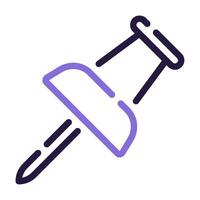 Pin icon for web, app, infographic, etc vector
