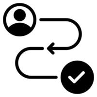 Journey icon for web, app, infographic, etc vector