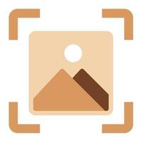 Photography Frame icon for web, app, infographic, etc vector