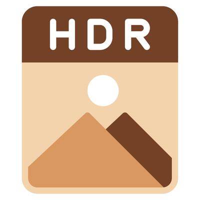 Photography HDR icon for web, app, infographic, etc