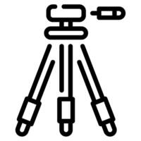 Photography Tripod icon for web, app, infographic, etc vector