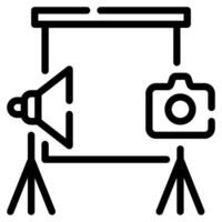 Photography Studio icon for web, app, infographic, etc vector