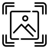 Photography Frame icon for web, app, infographic, etc vector