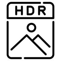 Photography HDR icon for web, app, infographic, etc vector