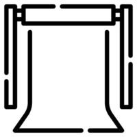 Photography Backdrop icon for web, app, infographic, etc vector