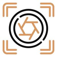 Photography Aperture icon for web, app, infographic, etc vector