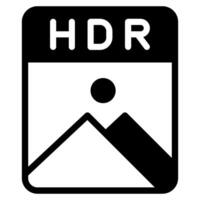 Photography HDR icon for web, app, infographic, etc vector
