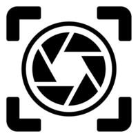 Photography Aperture icon for web, app, infographic, etc vector