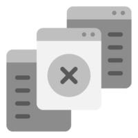 No Content icon for web, app, infographic, etc vector