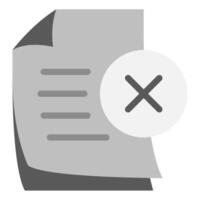 No Documents icon for web, app, infographic, etc vector