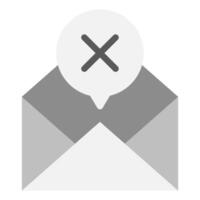 No Messages icon for web, app, infographic, etc vector