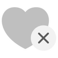 No Favorites icon for web, app, infographic, etc vector