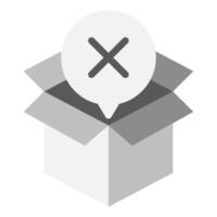 No Items icon for web, app, infographic, etc vector