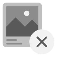 No Photos icon for web, app, infographic, etc vector