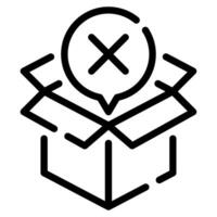 No Items icon for web, app, infographic, etc vector