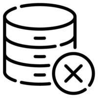 No Data icon for web, app, infographic, etc vector