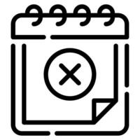 No Events icon for web, app, infographic, etc vector