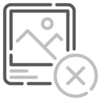 No Photos icon for web, app, infographic, etc vector