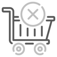 Empty Cart icon for web, app, infographic, etc vector