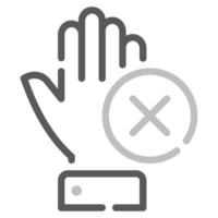 No Access icon for web, app, infographic, etc vector