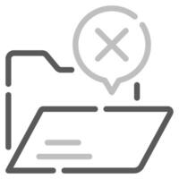 Empty Folder icon for web, app, infographic, etc vector