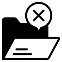 Empty Folder icon for web, app, infographic, etc vector
