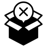 No Items icon for web, app, infographic, etc vector