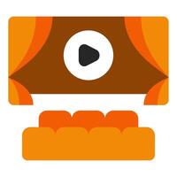 Cinema icon for web, app, infographic, etc vector